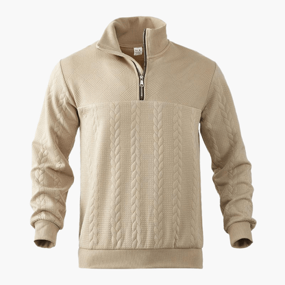 Classic Crew Neck Warm Sweater for Men