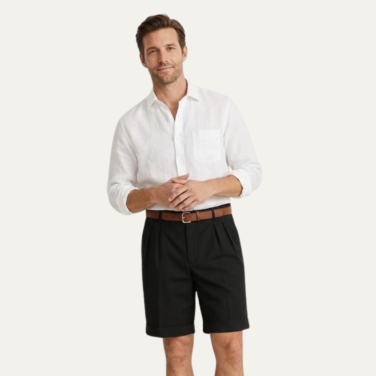 Classic Linen Shorts for Men
