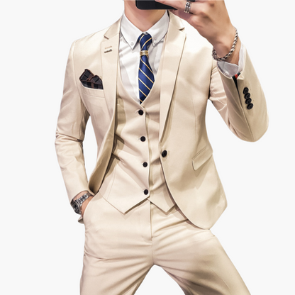 Stylish 3-Piece Mens Suit