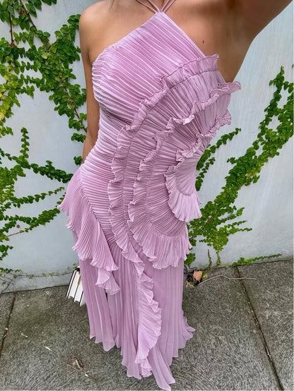 Chic Uneven Hemmed Party Dress