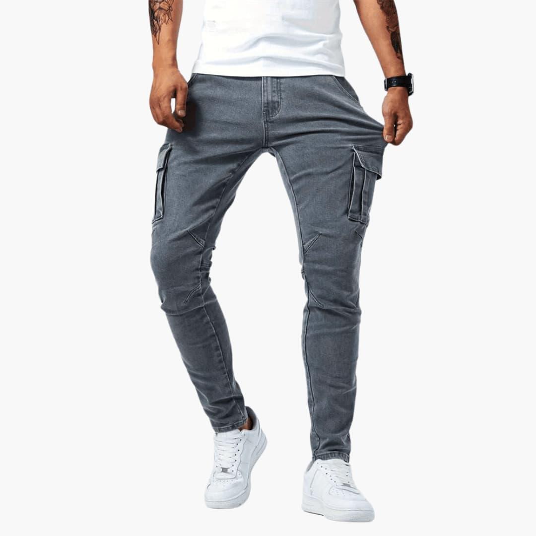 Comfortable Fit Cargo Pants with Stretchy Pockets