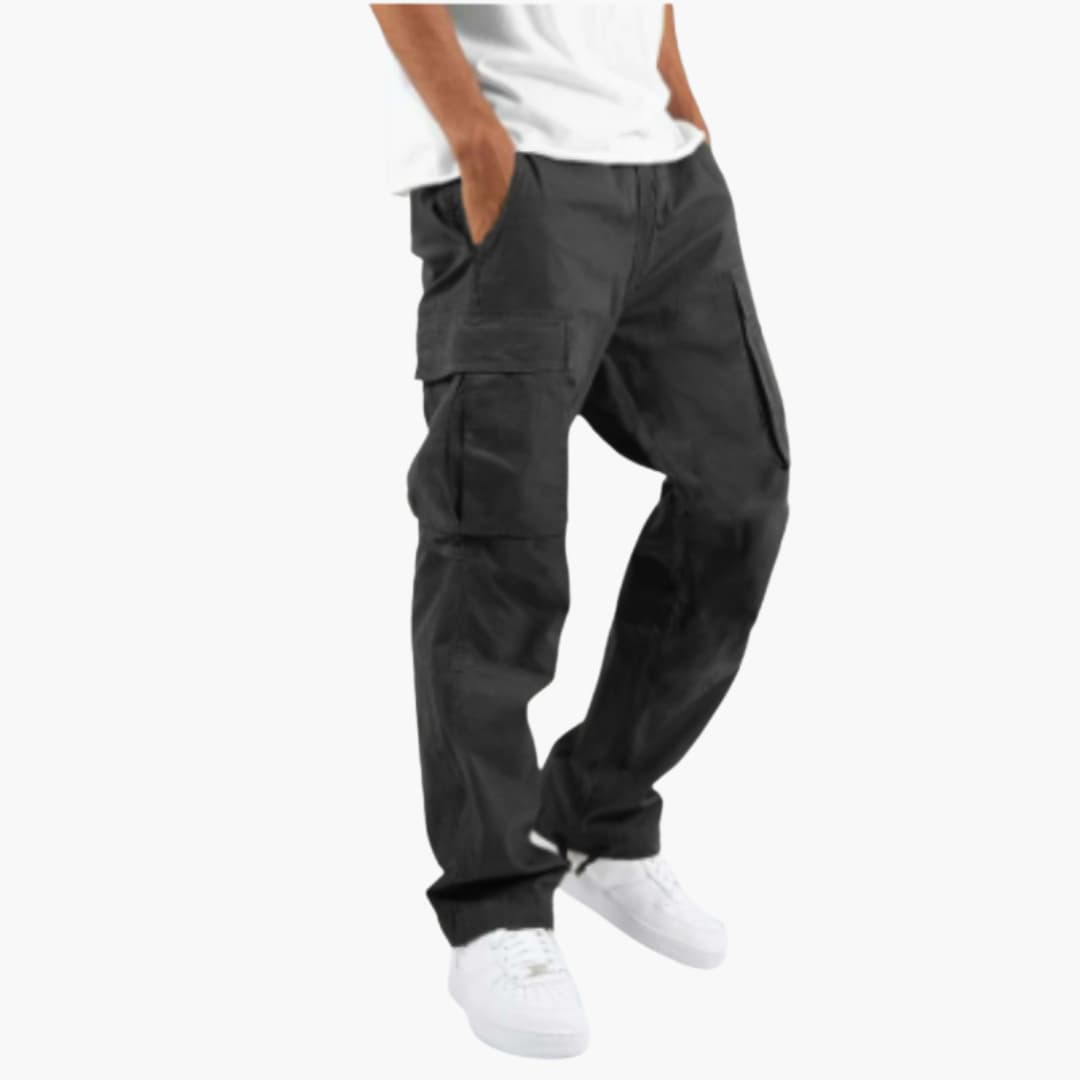 Relaxed Fit Cargo Pants with Large Pockets