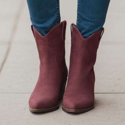 Brown Leather Cowboy Boots