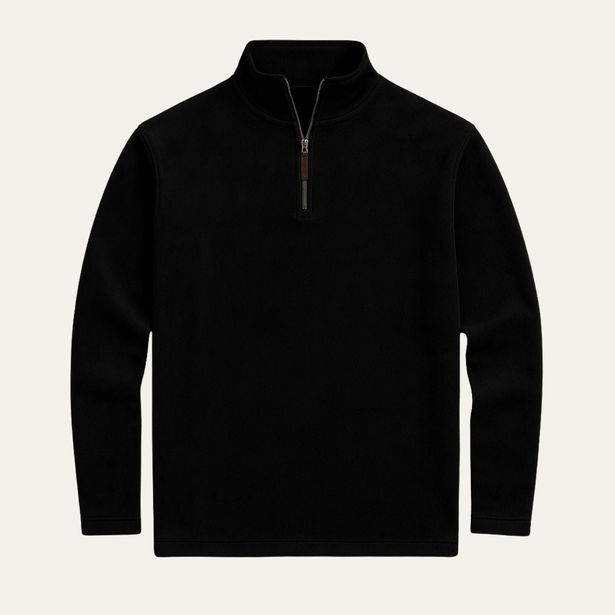Warm Quarter Zip Mens Sweater