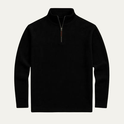 Warm Quarter Zip Mens Sweater