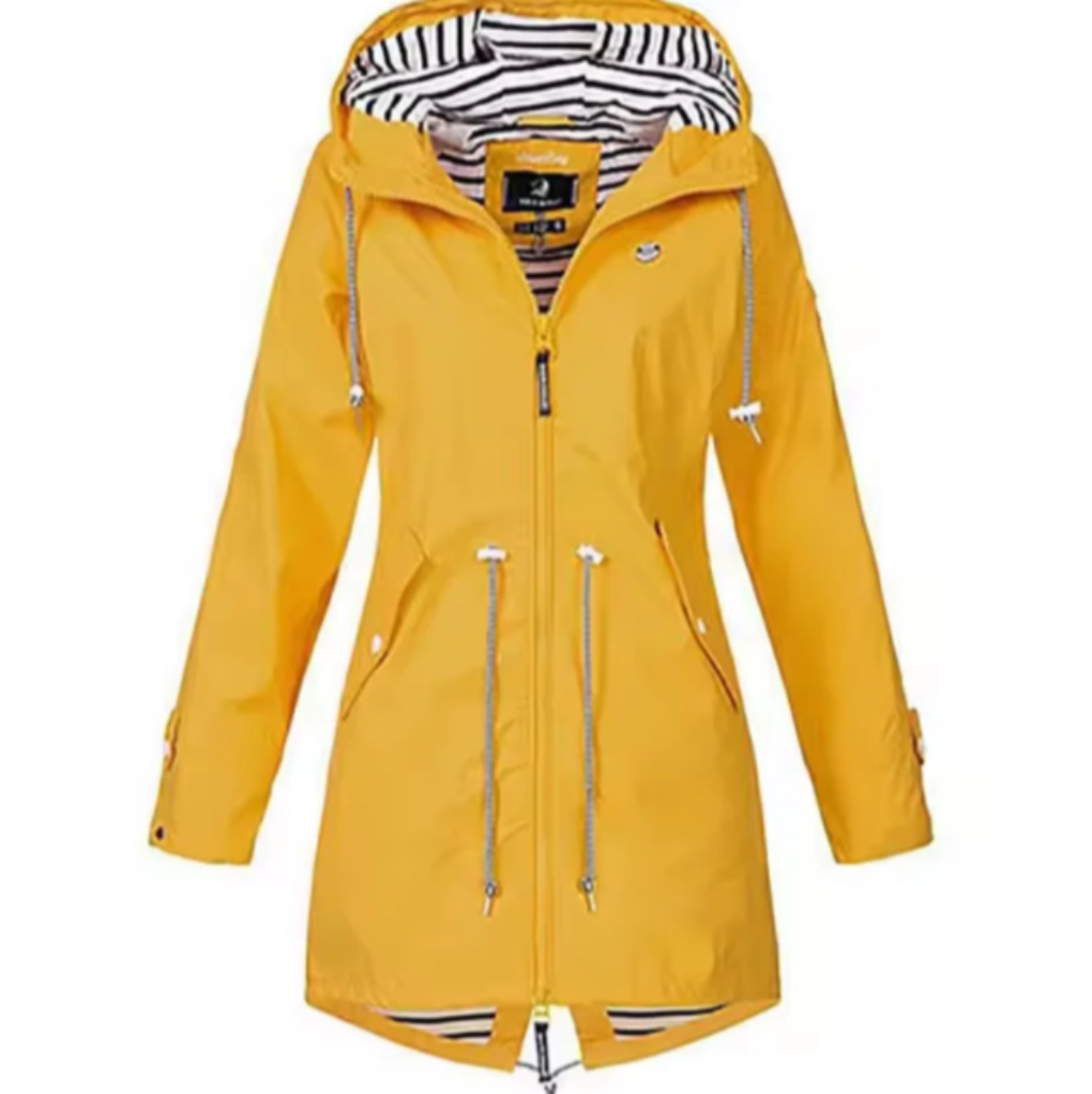 Waterproof Womens Raincoat with Hood