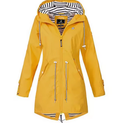 Waterproof Womens Raincoat with Hood