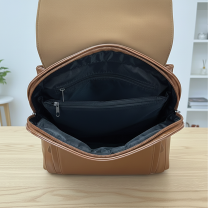 Eco Friendly Faux Leather School Backpack