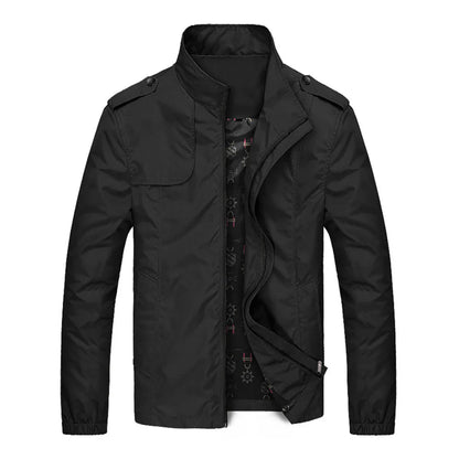 Casual Daily Zip Up Mens Jacket