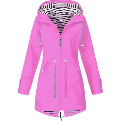 Waterproof Women's Hooded Rain Coat