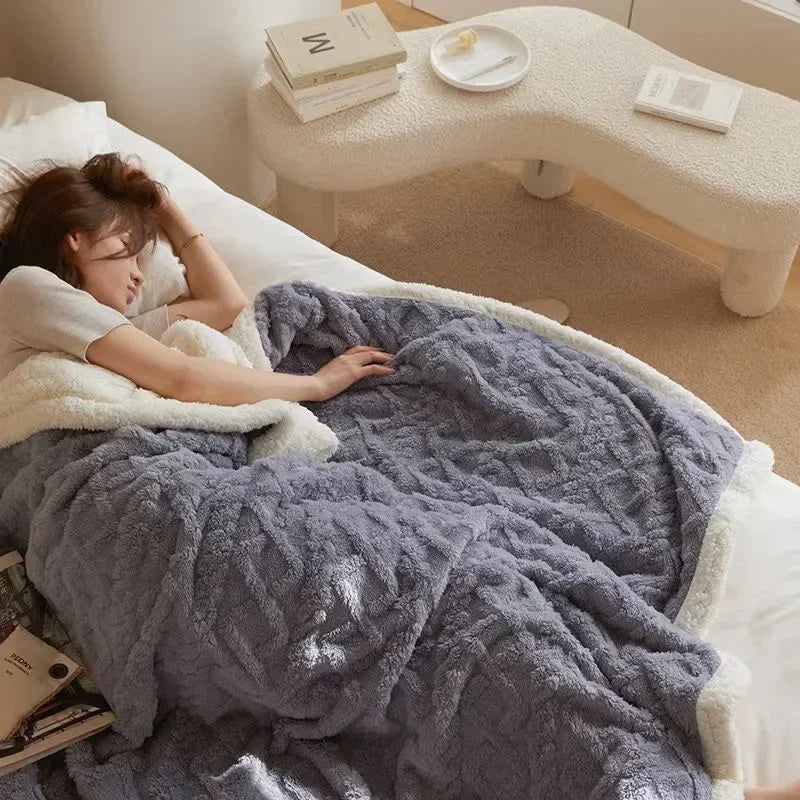 Soft Wool Blanket for Cold Winter Nights