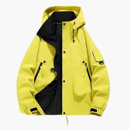 Waterproof Ski Parka with Hood and Insulated Pockets - Vossary