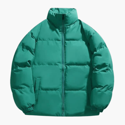 Warm Padded Men's Zip Up Parka Jacket