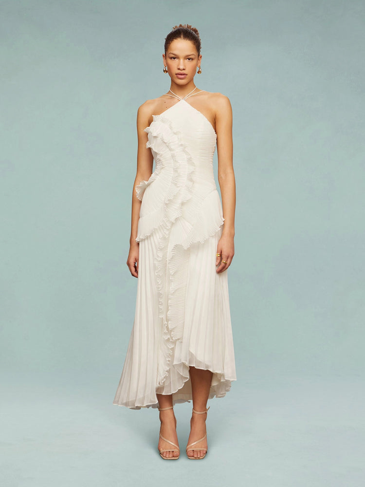 Chic Uneven Hemmed Party Dress