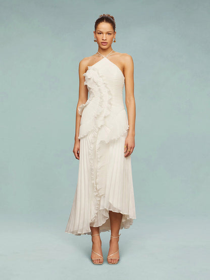 Chic Uneven Hemmed Party Dress