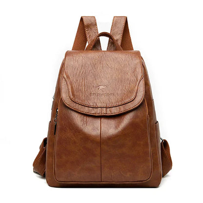 Classic Ladies Leather Rucksack Bag