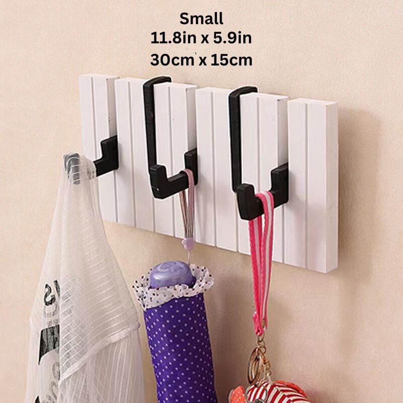 Musical Key Hook Coat Rack