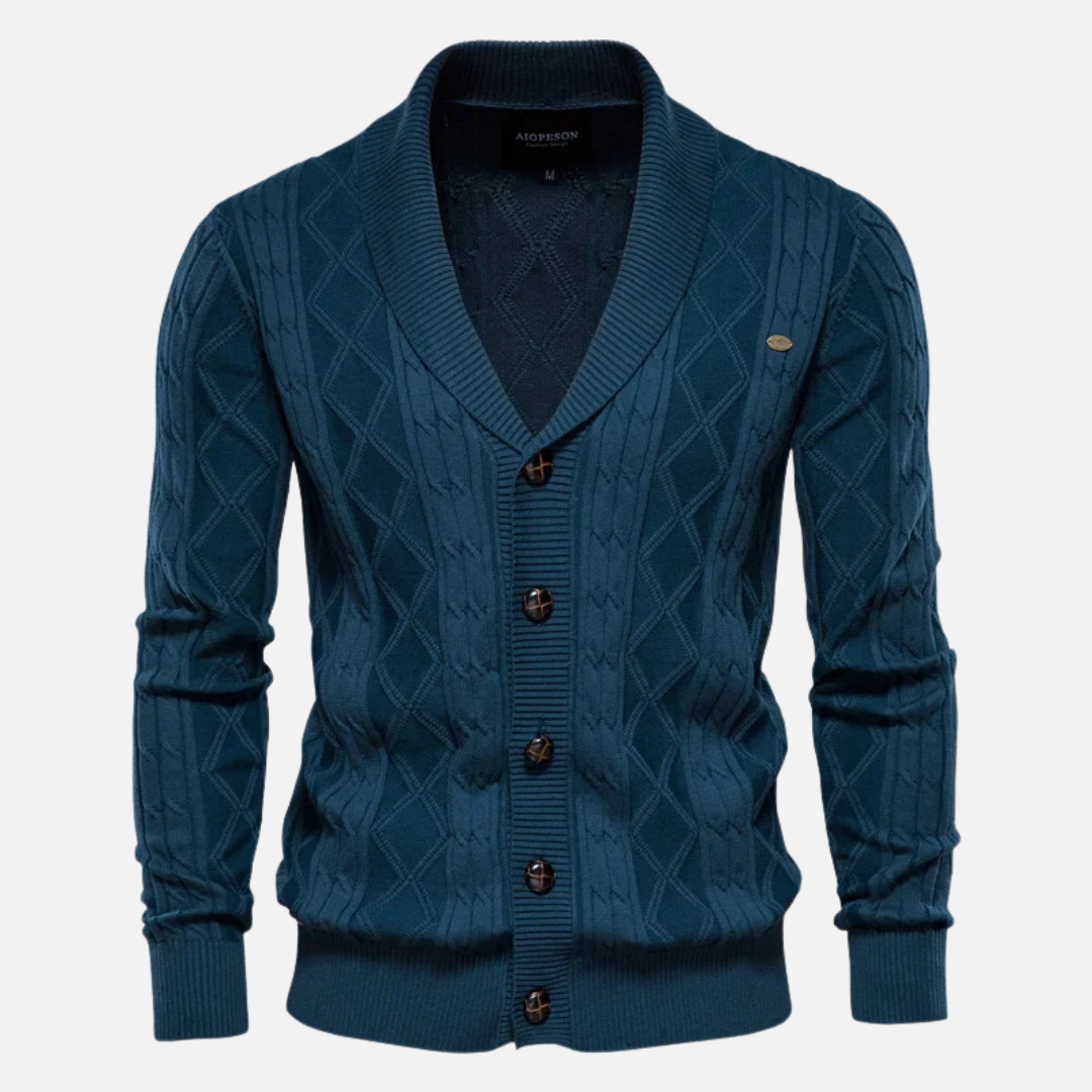 Classic Patterned Knit Sweater