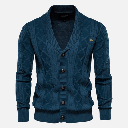 Classic Patterned Knit Sweater