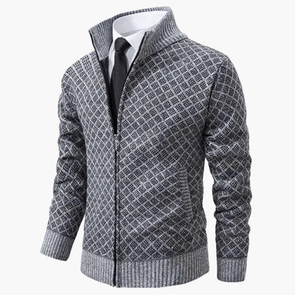 Slim Fit Mens Blazer with Notch Lapel - Vossary