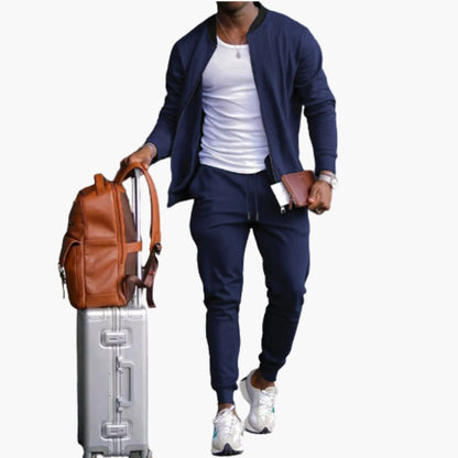 Casual Zip Up Tracksuit for Men