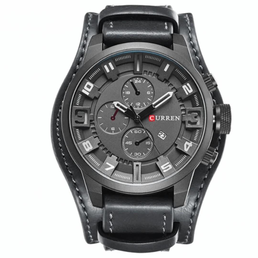 Luxury Leather Quartz Watch