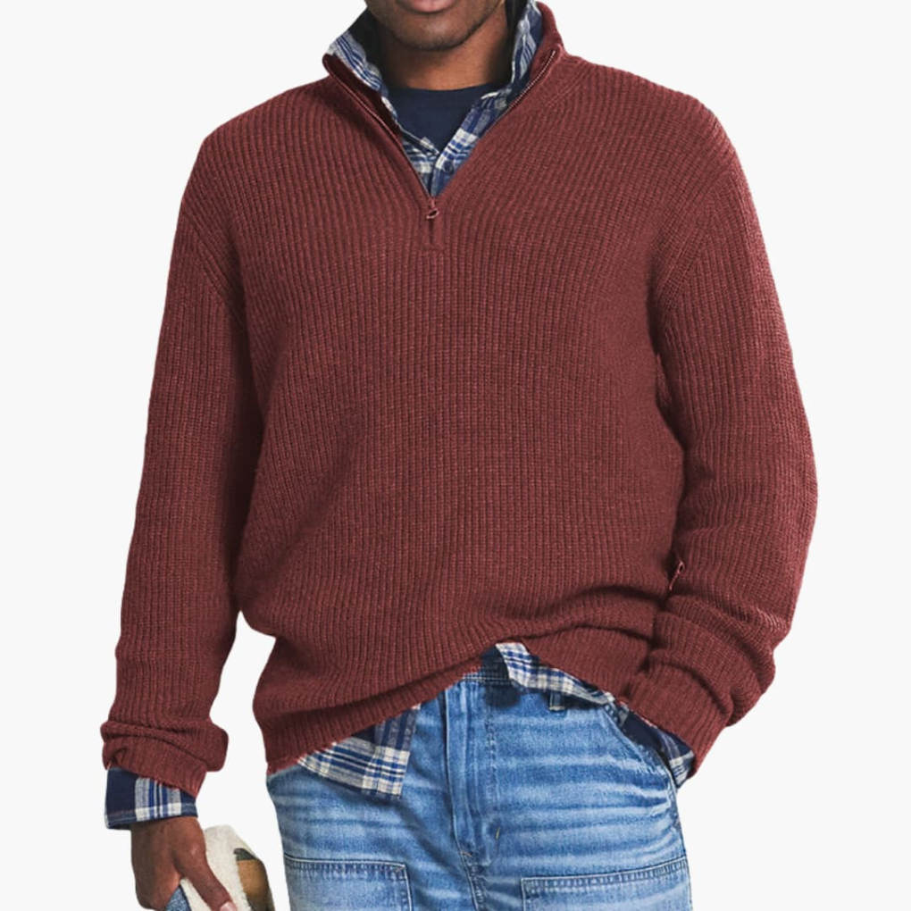 Men's Thick Crew Neck Sweater