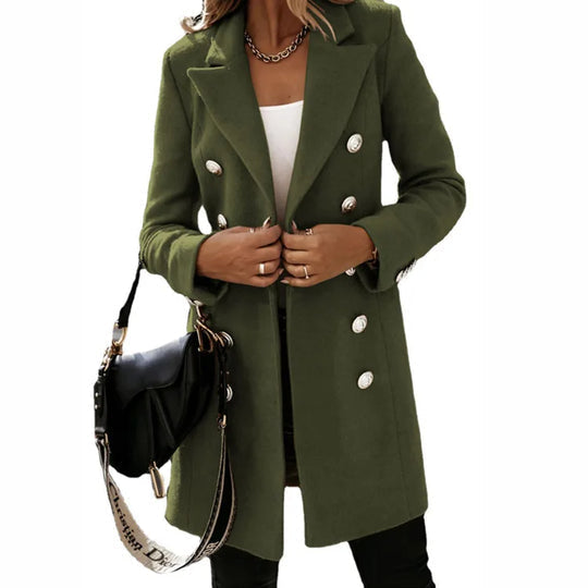 Ladies Classic Winter Overcoat - Vossary