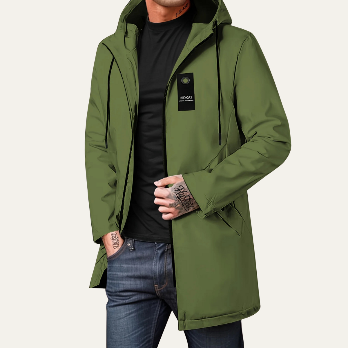 Comfortable Slim Fit Men's Hoodie Jacket