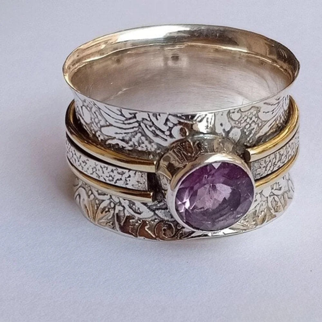 Spiritual Healing Crystal Ring - Vossary