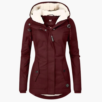Warm Insulated Women's Parka with Pockets