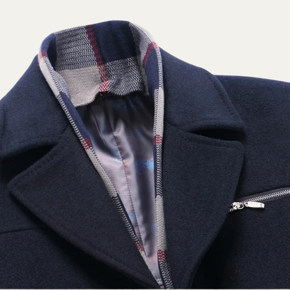 Classic Men's Wool Winter Overcoat