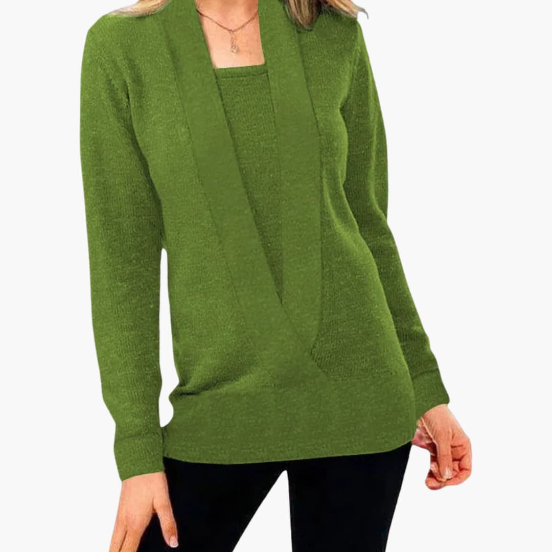 Ladies' Crew Neck Warm Winter Sweater