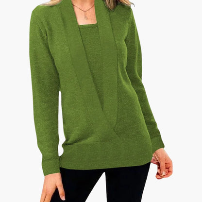 Ladies' Crew Neck Warm Winter Sweater