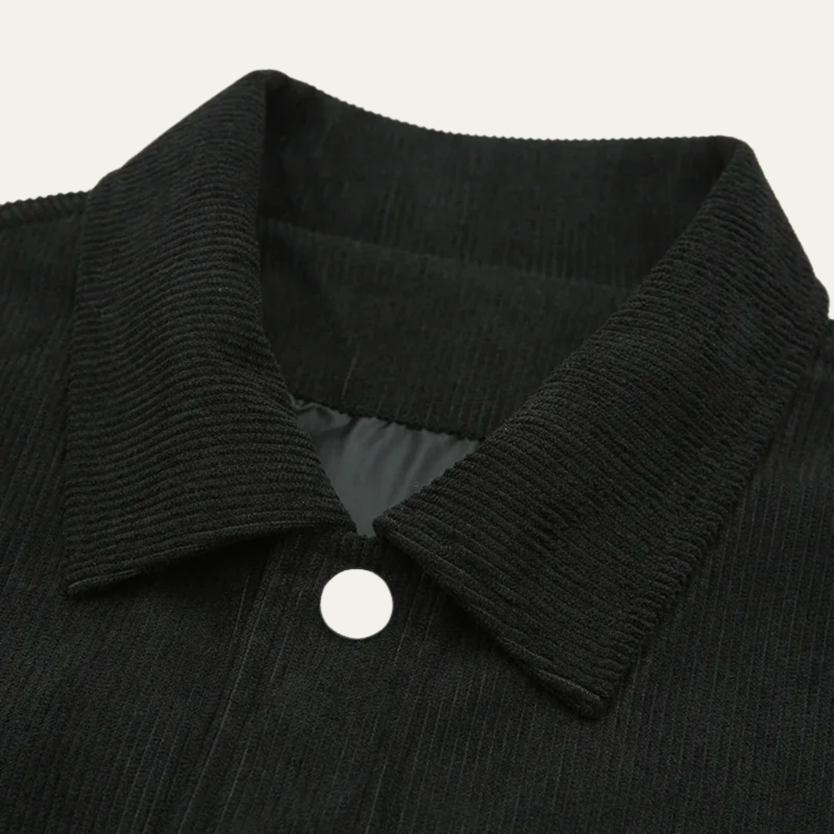 Relaxed Fit Corduroy Button Down Men's Jacket