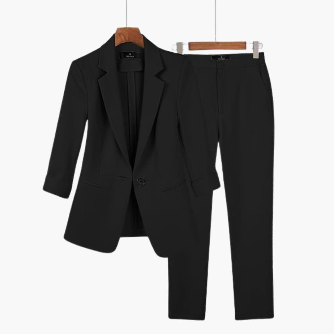 Ladies Business Jacket and Pants Set