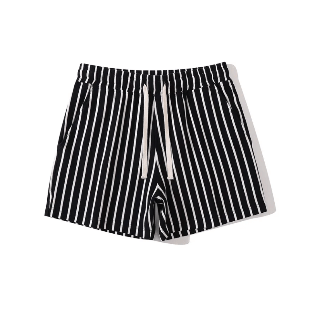Classic Striped Casual Shorts - EasyApparels