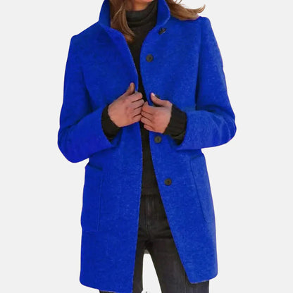 Classic Wool Overcoat with Elegant Style