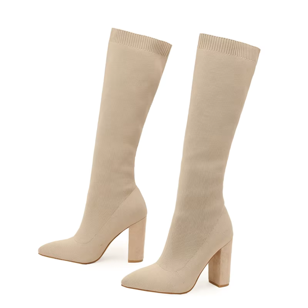 Tall Elastic Women's Ankle Boots