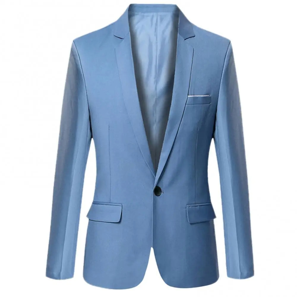 Classic Tailored Men's Office Jacket - Vossary
