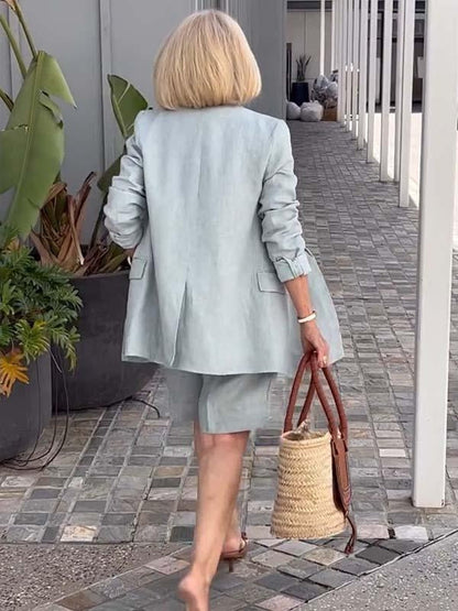 Chic Women's Linen Summer Outfit
