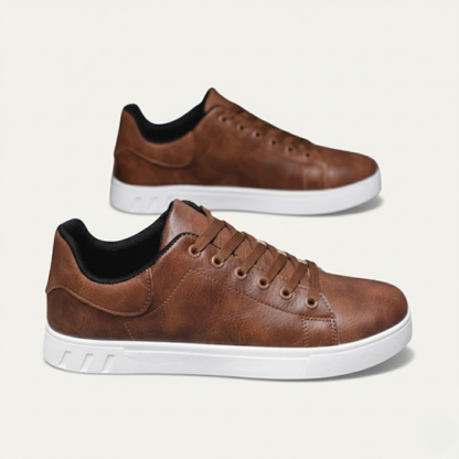 Leather Smart Comfortable Low Top Men's Shoes
