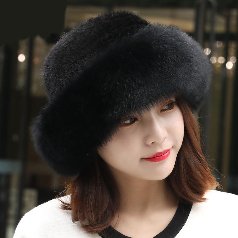 Soft Fuzzy Ladies Winter Beanie Hat