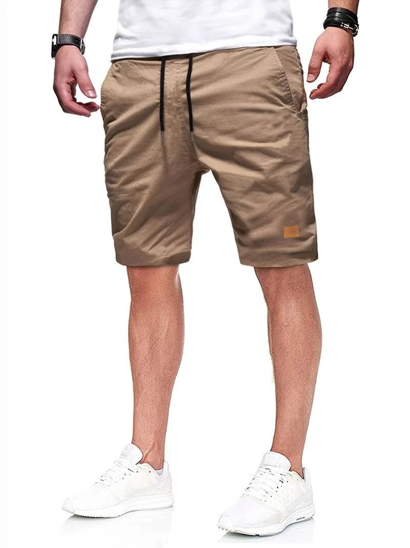 Elastic Waist Casual Shorts - Vossary