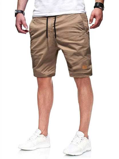 Elastic Waist Casual Shorts - Vossary