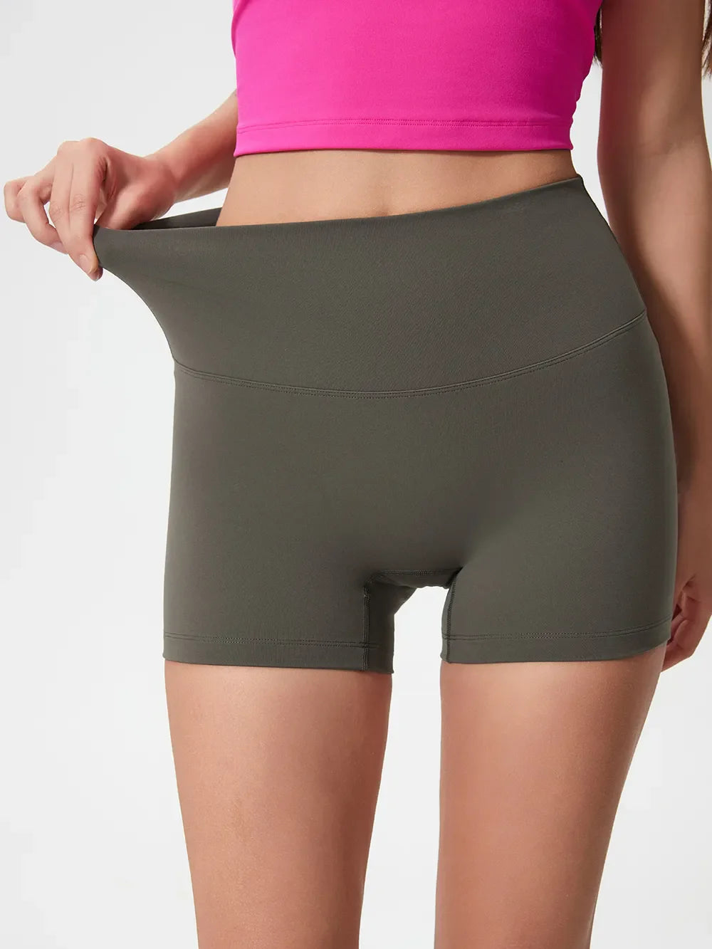 Comfortable High Waisted Athletic Shorts - EasyApparels