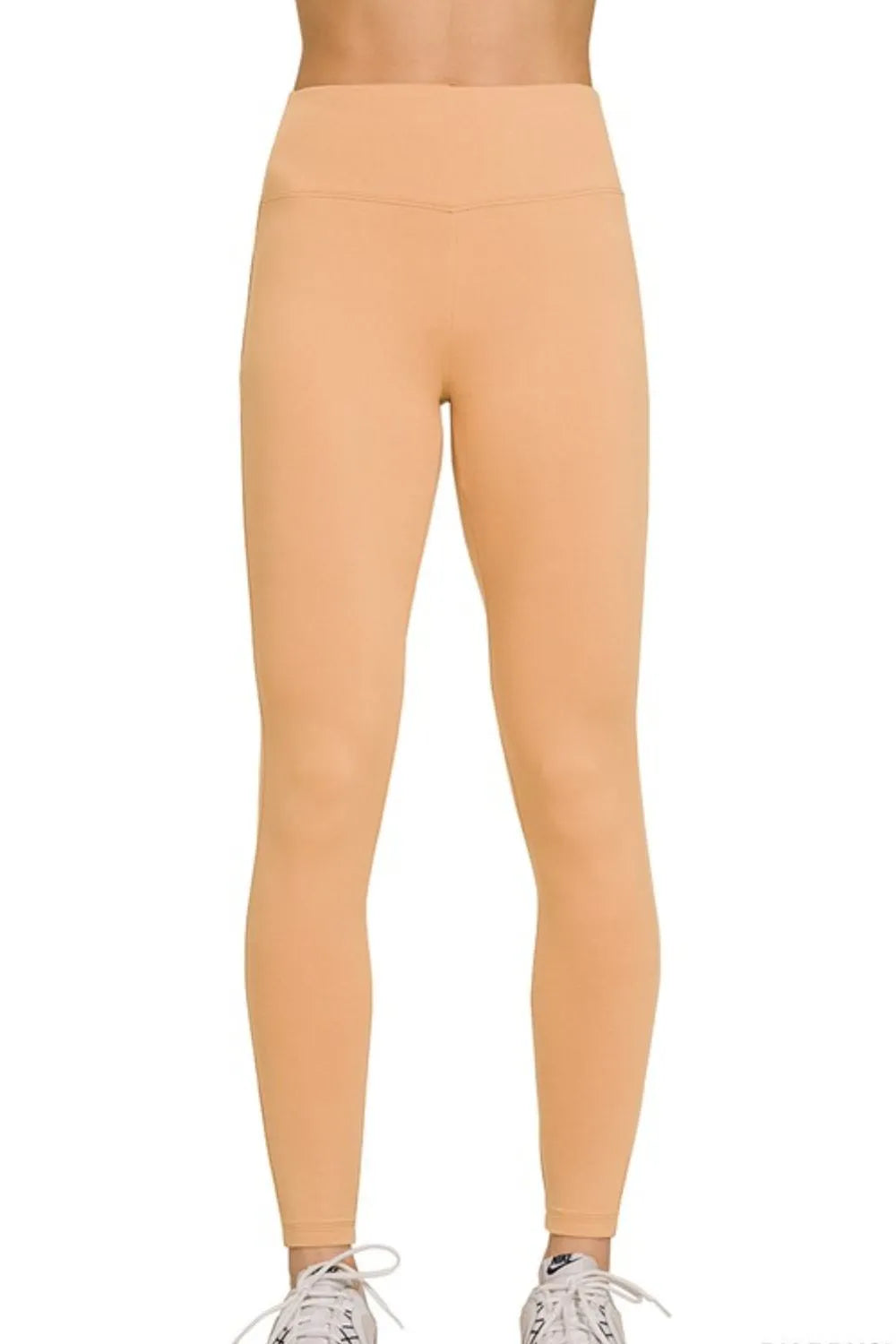 Comfortable High Waist Microfiber Leggings - EasyApparels