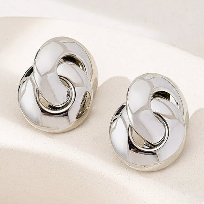 Bold Textured Drop Earrings