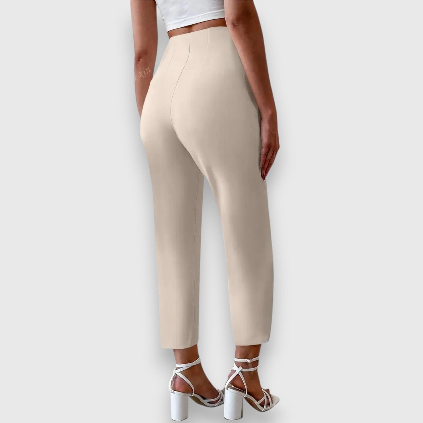 Elegant High Waist Women's Pants