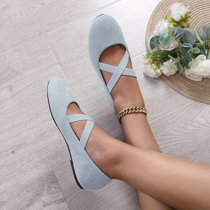 Comfortable Womens Slip On Ballet Flats